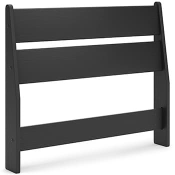 Socalle Twin Panel Headboard — Black/Gray — view 4