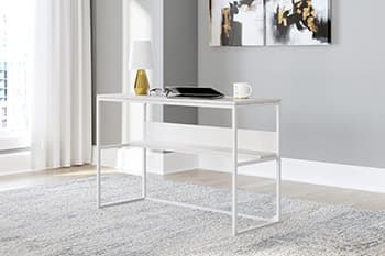 Deznee Home Office Desk — White — view 8