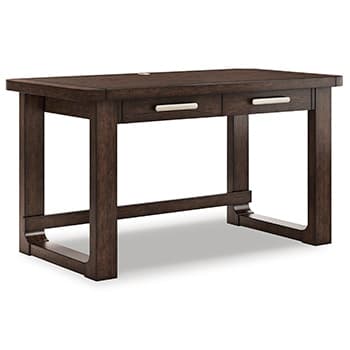 Breckington 56" Home Office Desk — Brown/Beige — view 8