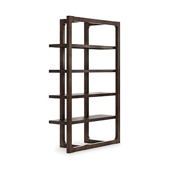 Breckington 76" Bookcase — Brown/Beige — view 8