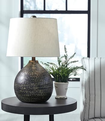 Maire Table Lamp — Black/Gray — view 4