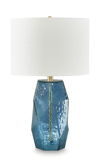 Tallow Table Lamp — Transparent;Blue — view 6
