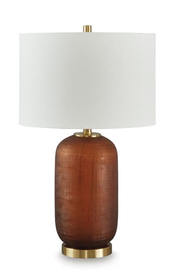Farberman Table Lamp — Metallic;Yellow;Brown/Beige — view 6