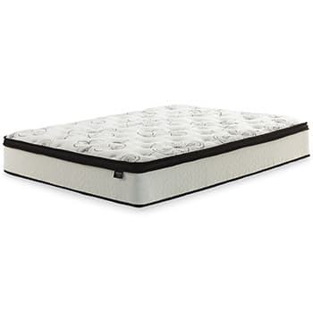 Chime 12 Inch Hybrid California King Mattress in a Box — White;Black/Gray — view 8