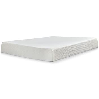10 Inch Chime Memory Foam California King Mattress in a Box — White — view 8