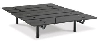 Cosmic Power Base Queen Adjustable Base — Black/Gray — view 8