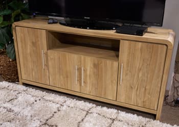 Dovander 63" TV Stand — Brown/Beige — Middletown Furniture, Middletown OH