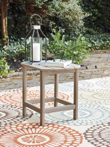 Sundown Treasure End Table — Brown/Beige — view 8