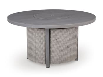Dillon Beach Outdoor Fire Pit Table — Gray — view 8