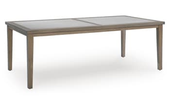 Rainier Ranch Outdoor Dining Table — Brown/Beige — view 7
