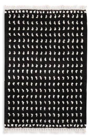 Minston 5' x 7' Rug — White;Black/Gray — view 6