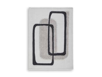 Davismour 5' x 7' Area Rug — Ivory/Taupe/Charcoal — view 6