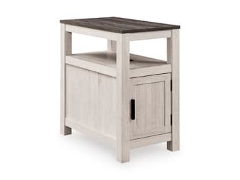 Fendenmore Chairside End Table — White;Brown/Beige — view 8