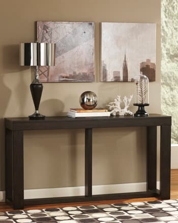 Watson Sofa/Console Table — Brown/Beige — view 3