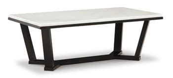 Fostead Coffee Table — White;Brown/Beige — view 7