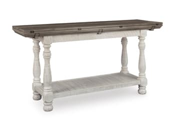 Havalance Sofa/Console Table — White;Brown/Beige — view 8
