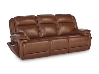 Healy Pier Power Reclining Sofa — Brown/Beige — view 8