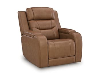 Dreamer Power Recliner with Audio Seating — Brown/Beige — view 8