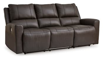 Boxmere Power Reclining Sofa — Black/Gray — view 8