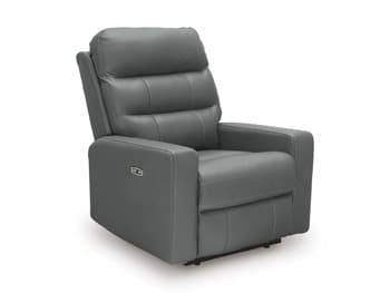 Olcotte Power Recliner — Blue — view 8